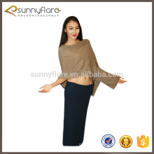 Hot sale 100% cashmere free knitted poncho patterns